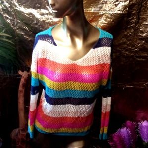 Pronto Long Sleeve Crochet Blouse